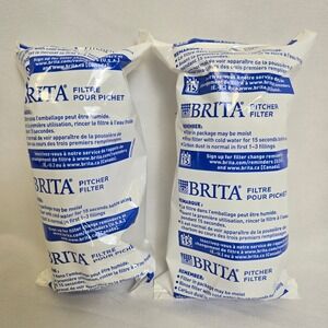 2 Brita Pitcher Replacement Filters,‎ New, Sealed